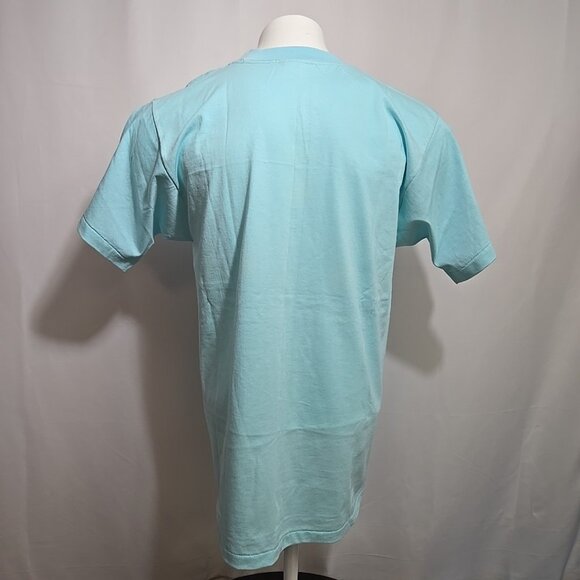 VTG Native American Flower Girl Teal Single Stitch Size Large de Grazia - Picture 4 of 8